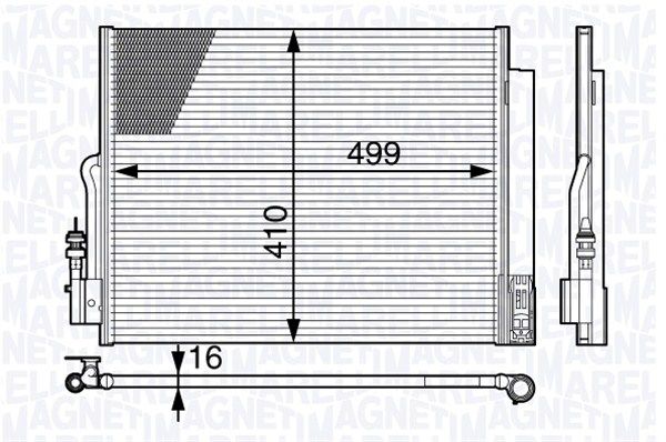 MAGNETI MARELLI Kondensaator,kliimaseade 350203723000